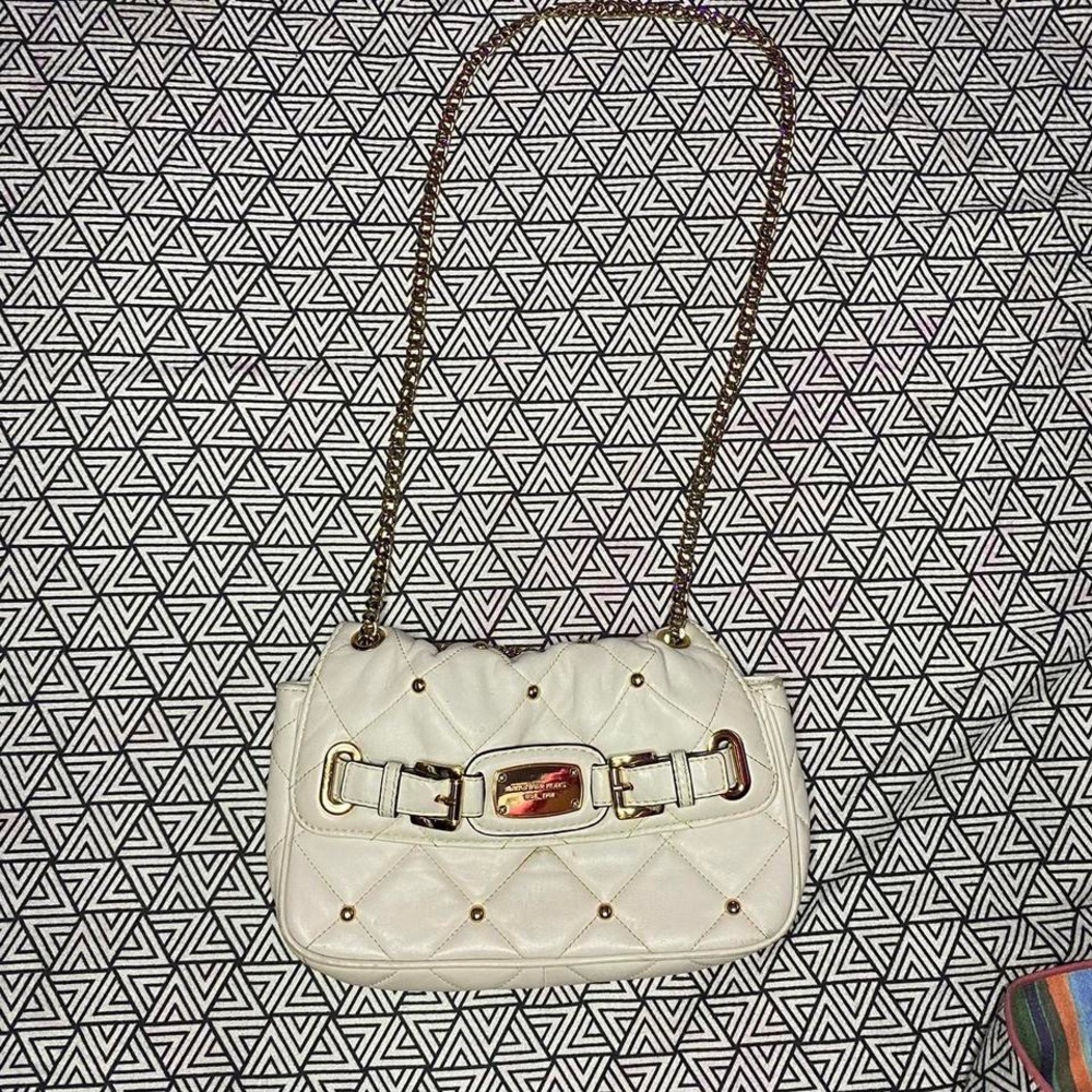Michael Kors cream white mini bag